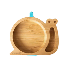 Load image into Gallery viewer, Bamboo Plate - Snail
