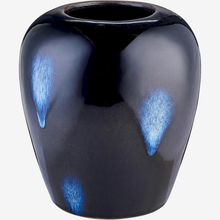 Load image into Gallery viewer, Cor Vase- black/blue

