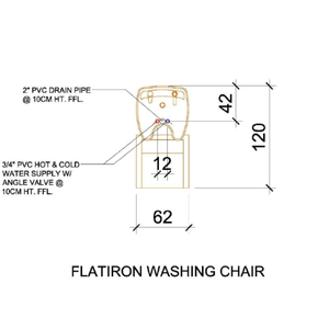 Flatiron Hair Washing Chair