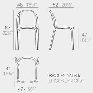 Brooklyn chair White Color