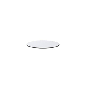 Mari-sol Fold-able Round top table 65009T + 66100 - White Color Dia50 x H50