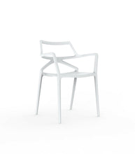 Load image into Gallery viewer, Delta Chair with arms White Color

