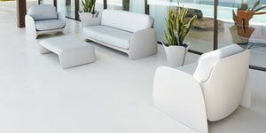 Pezzettina Sofa in White Color