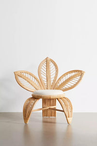 Rattan Leaf Armchair