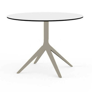Marisol Fold-able Round Table Ecru Color H 50cm x Dia 50