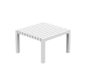 Spritz Sun Lounger Table - White