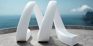 AND Arch White Color 1x Arch, 2x Bench